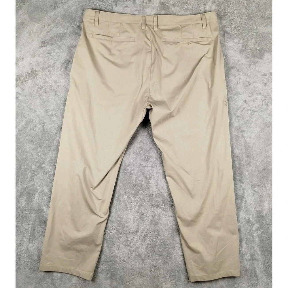 Rhone‎ Commuter Slim Fit Chino Golf Performance Beige Pants Mens 38x29 Stretch